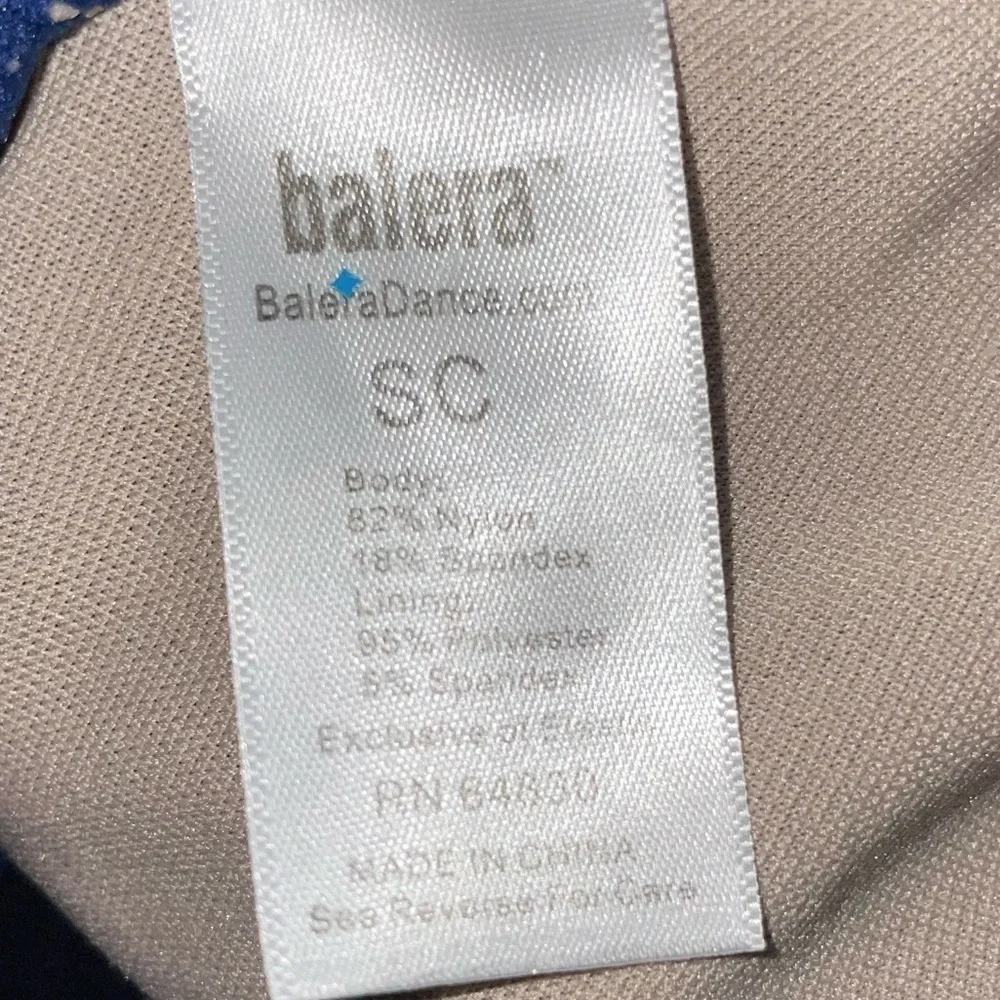 Balera Leotard Gymnastic Dancewear Solid Open Back Twist Bow Detail